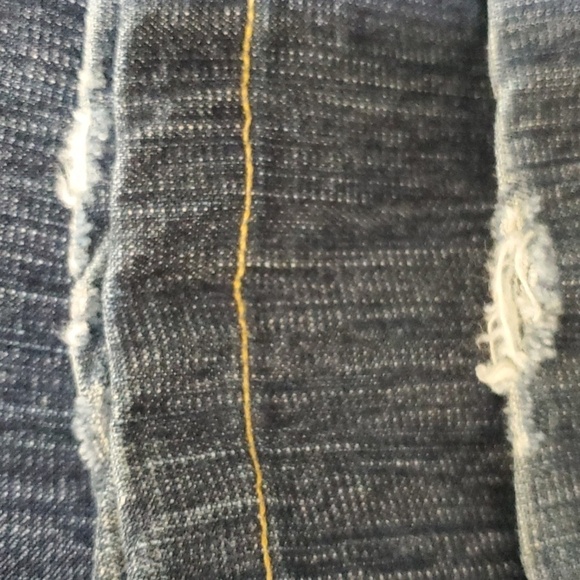 Chico's jeans women's chicos size 0 equals US size 4 blue embellished pockets - Picture 15 of 15